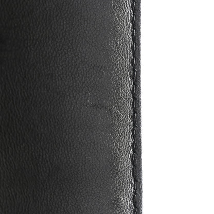 Chanel Lambskin Perforated Yen Wallet Black 10 of 10