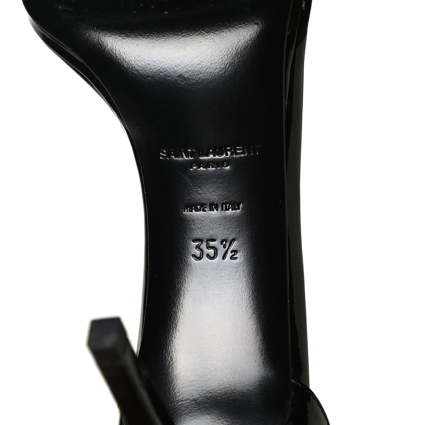 Calfskin Jane 80 Ankle Strap Sandals 35.5 Black