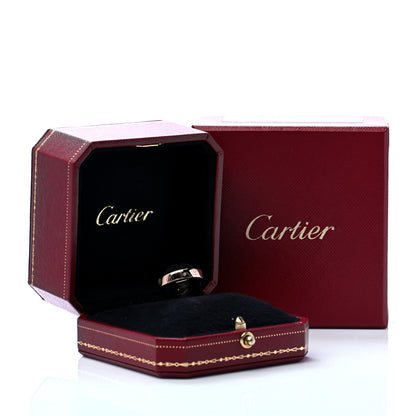 Cartier 18K Pink Gold 4mm Happy Birthday Band Ring 51 5.75 6 of 6