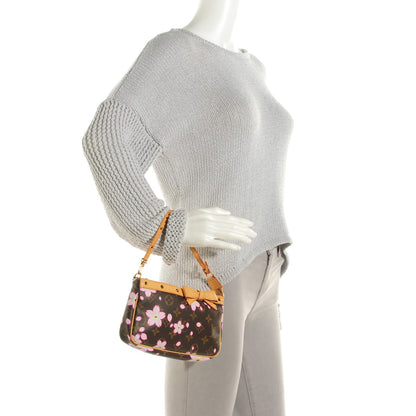 Louis Vuitton Monogram Cherry Blossom Pochette Accessories Brown 2 of 7