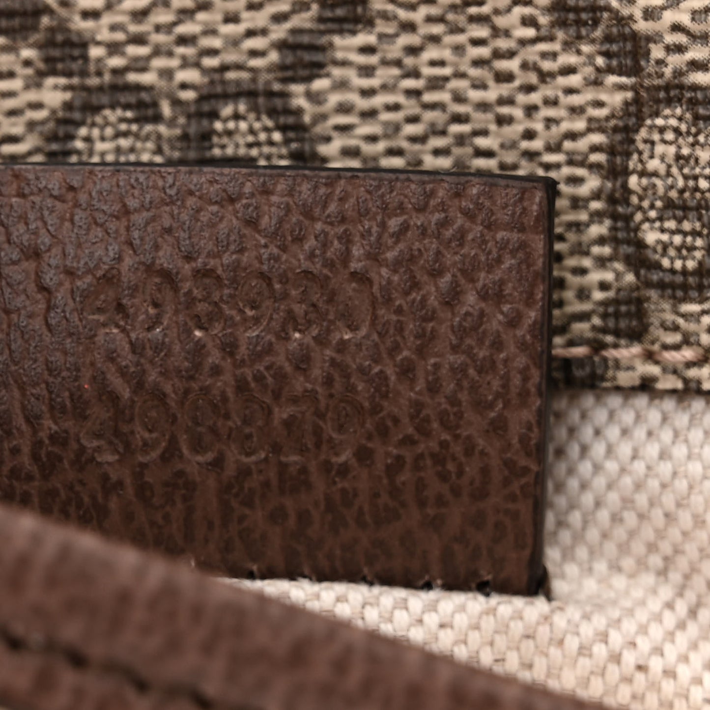 GG Supreme Monogram Neo Vintage Web Belt Bag Brown