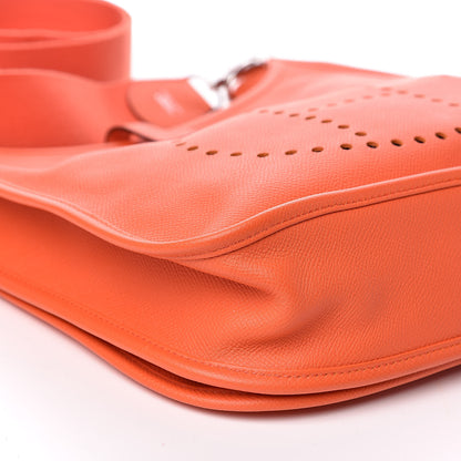 Hermes Epsom Evelyne III PM Orange Poppy 8 of 9