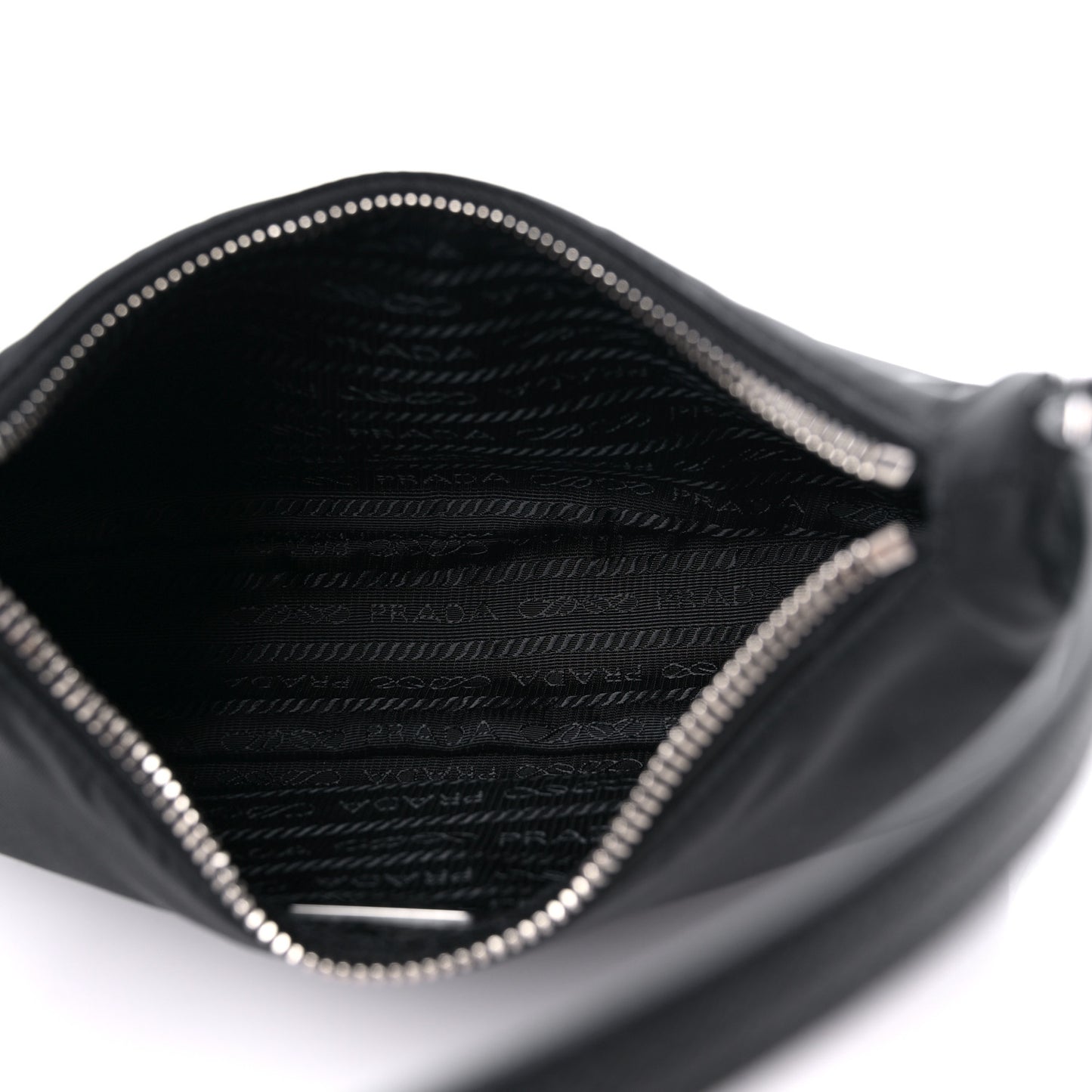 Tessuto Nylon Saffiano Mini Re-Edition 2005 Bag Black
