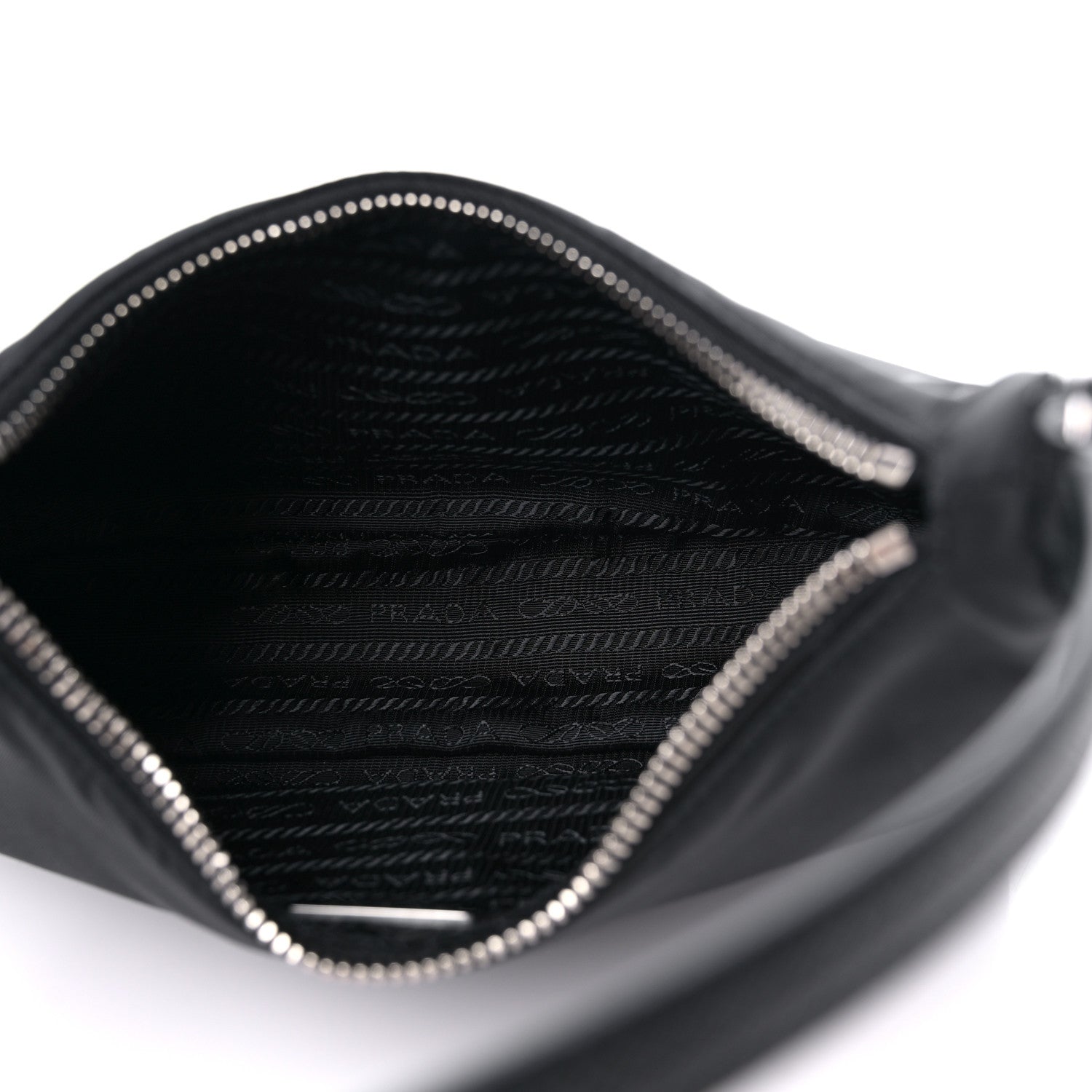 Prada Tessuto Nylon Saffiano Mini Re-Edition 2005 Bag Black 5 of 9