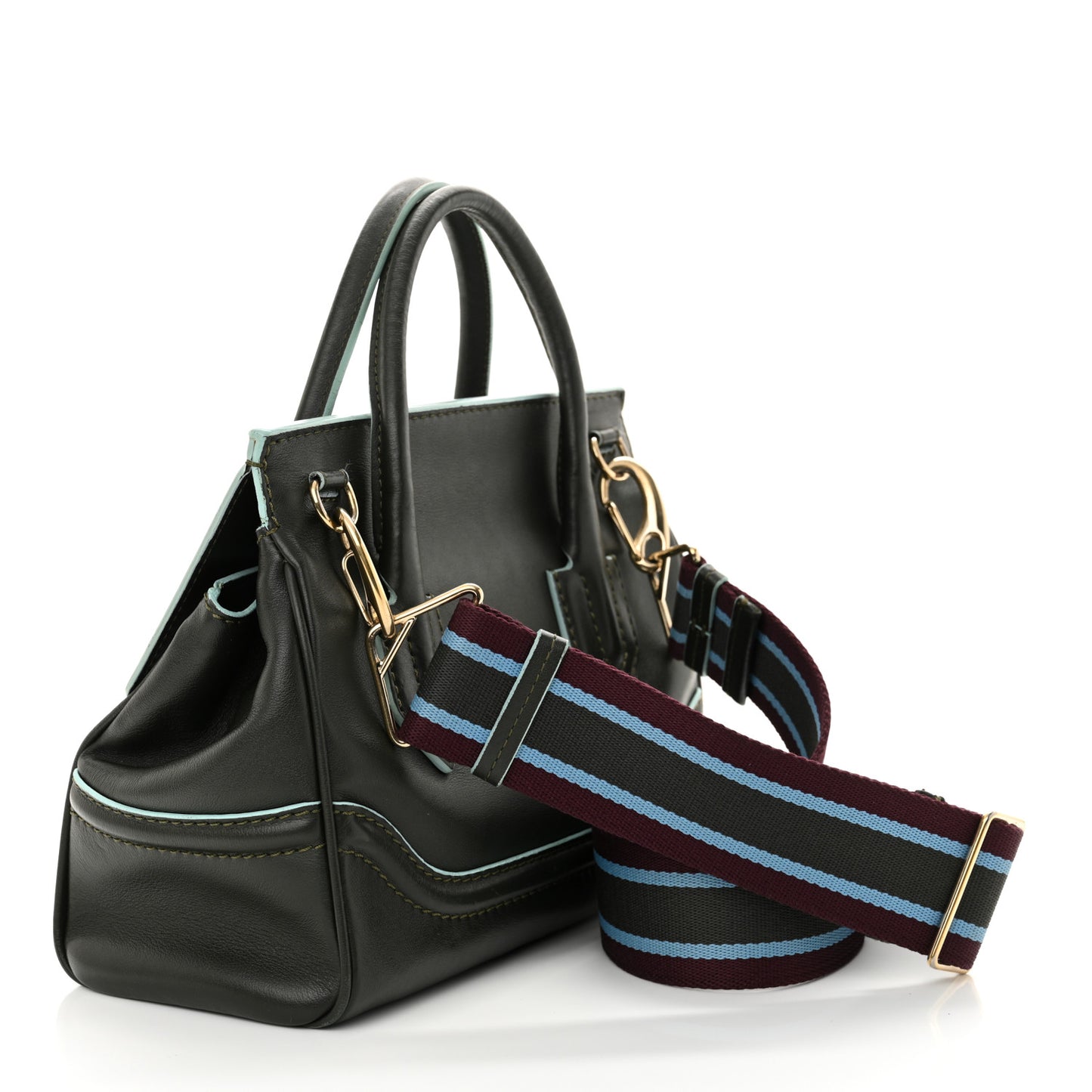 Calfskin Medium Palazzo Empire Bag Army