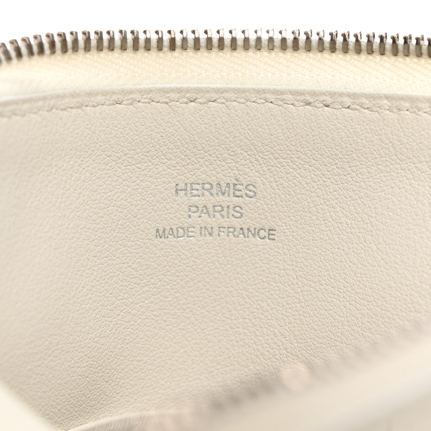 Hermes Swift Balade en Berline Carre Pocket Pouch White 6 of 6