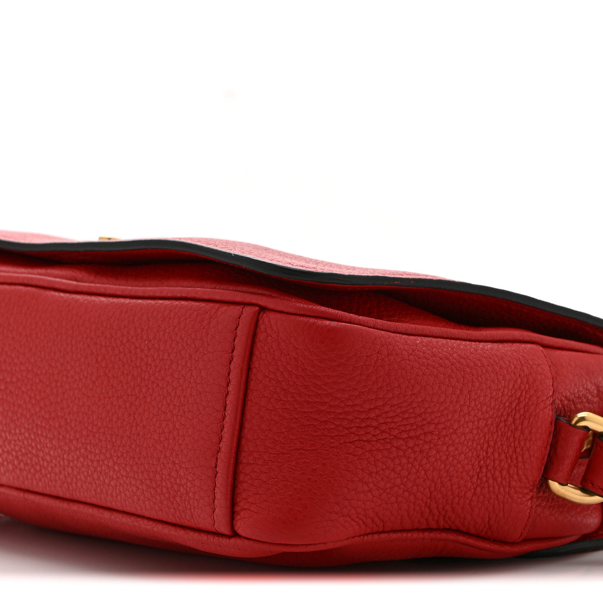 Prada Vitello Phenix Flap Crossbody Rosso 10 of 10