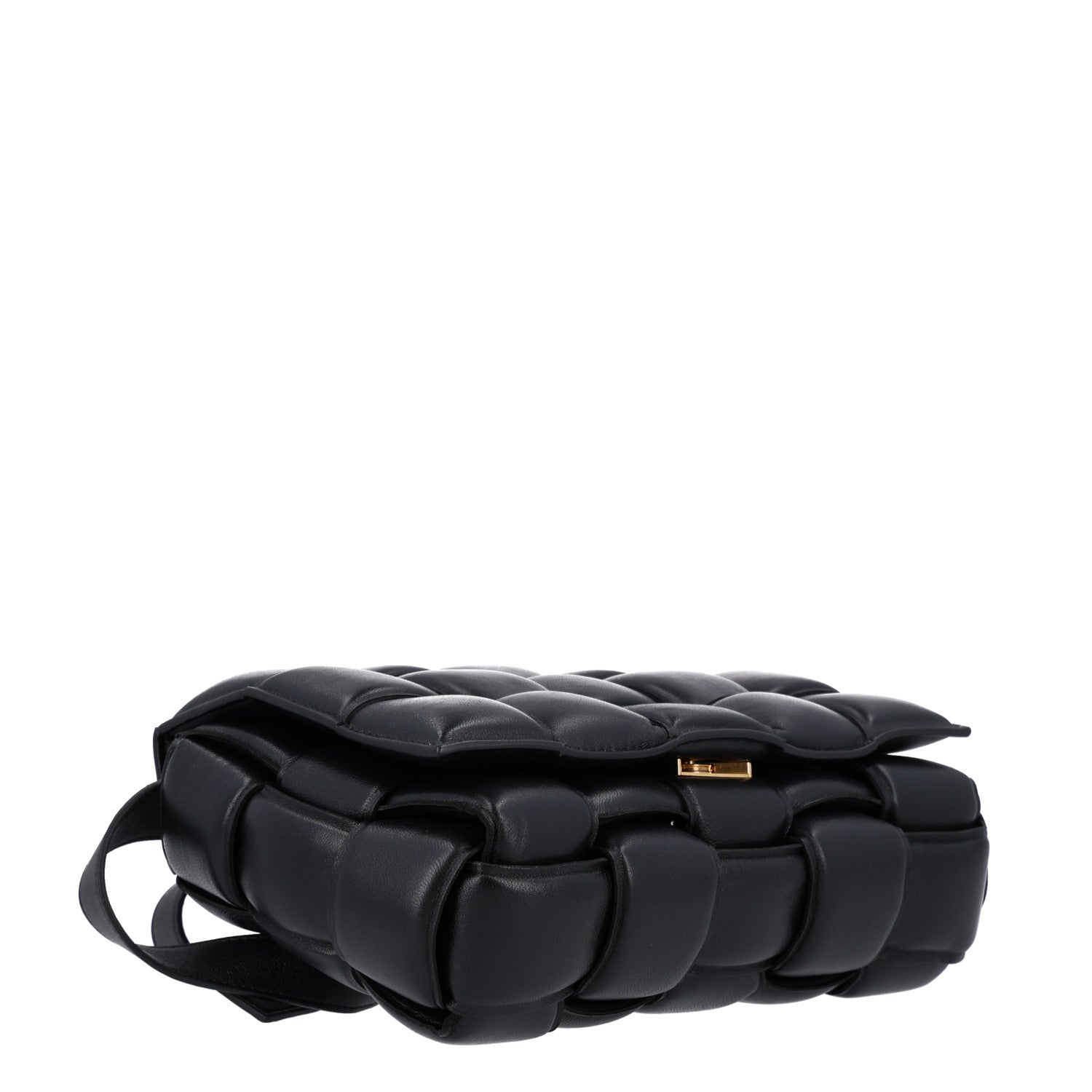 Bottega Veneta Nappa Maxi Intreccio Padded Cassette Crossbody Bag Black 3 of 11