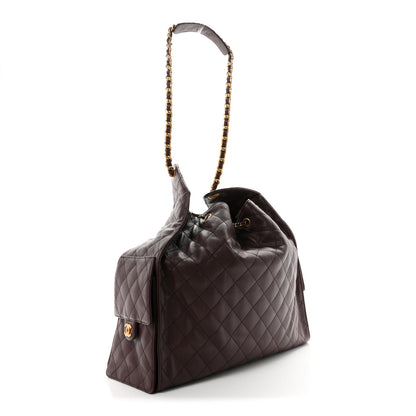 Chanel Caviar Quilted Large Chanel 25 Handbag Dark Brown 3 of 11