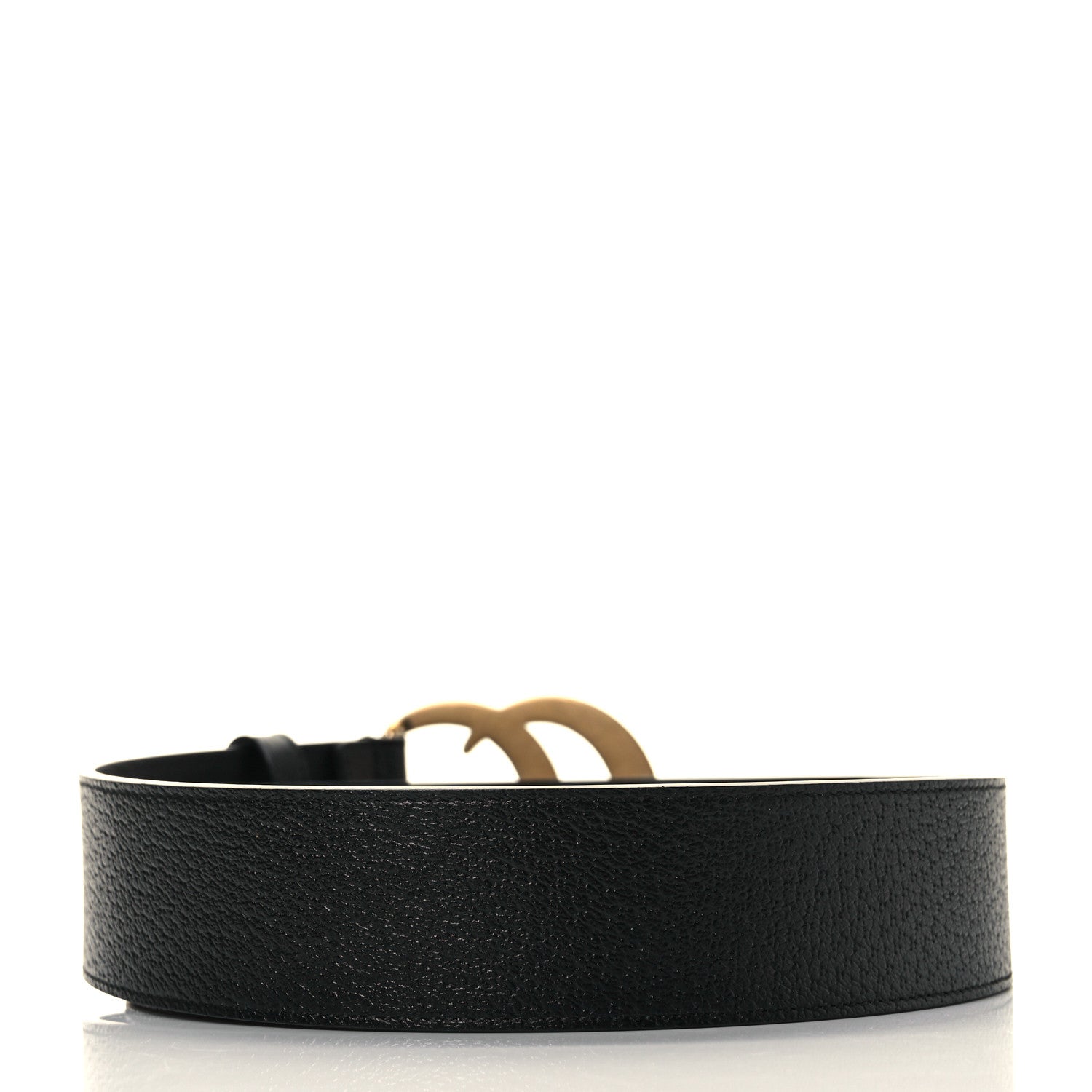 Gucci Textured Calfskin Double G 40mm Belt 85 34 Black 6 of 15