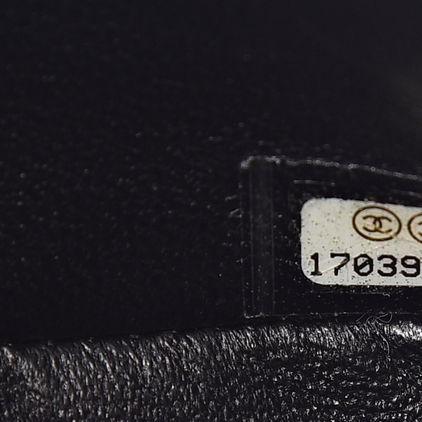 Striated Patent Calfskin Quilted Mini Rectangular Flap Dark Gray