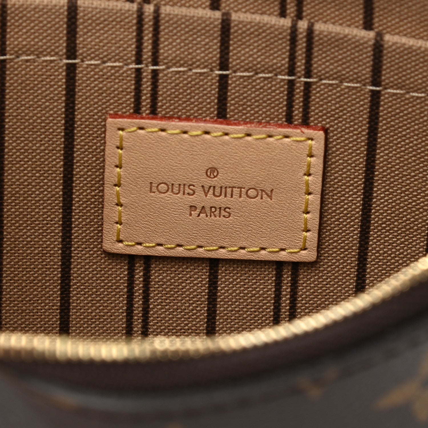 Louis Vuitton Monogram Neverfull MM GM Pochette 6 of 7