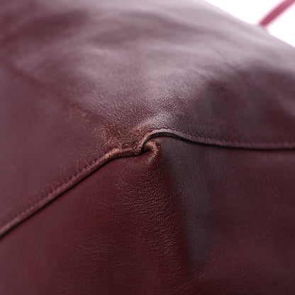 Celine Lambskin Horizontal Bi-Color Cabas Hibiscus Rust 11 of 14