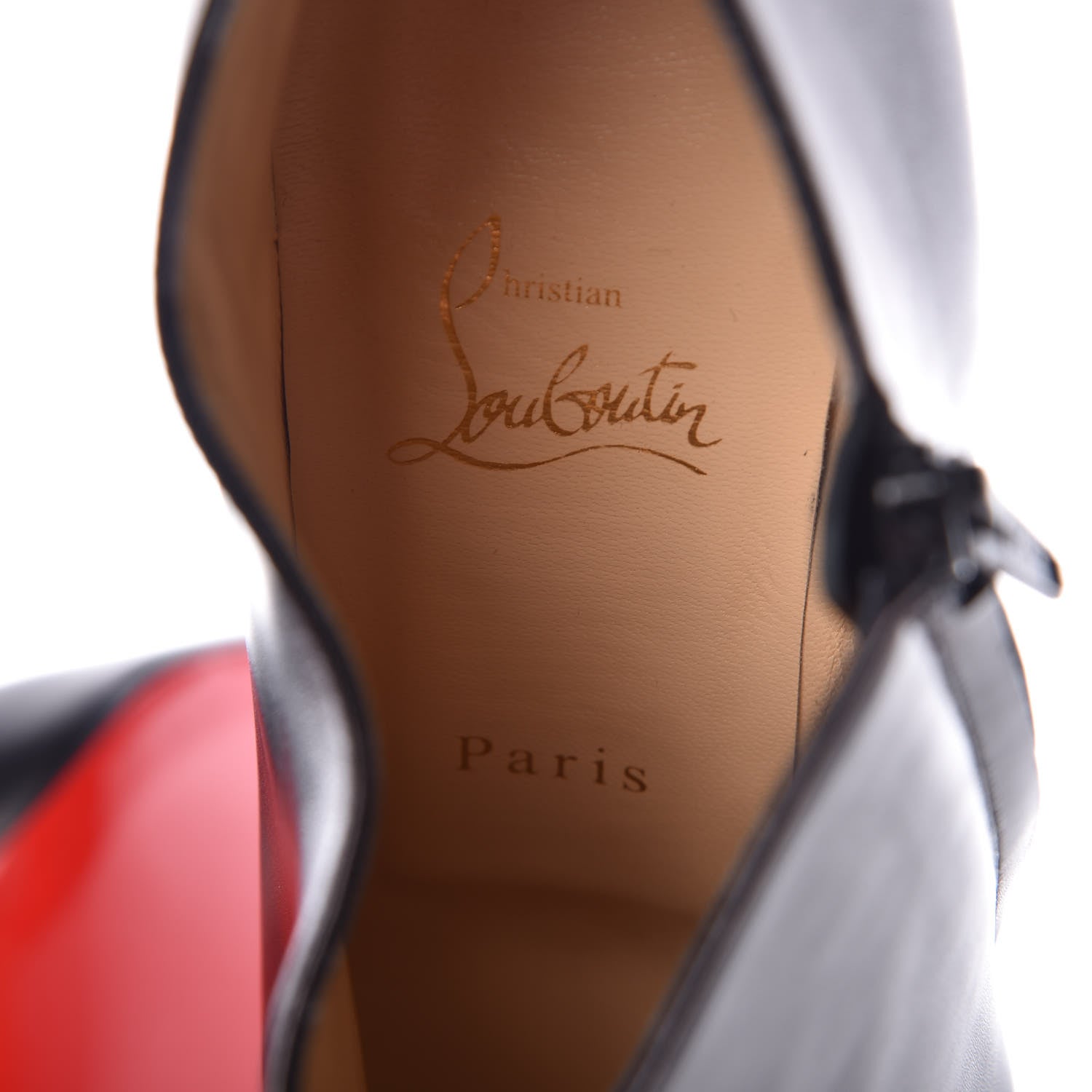 Christian Louboutin Calfskin Belle 85 Ankle Boots 41.5 Black 5 of 10