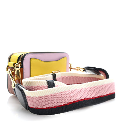 Marc Jacobs Saffiano Small Snapshot Camera Bag Blush Multicolor 3 of 9