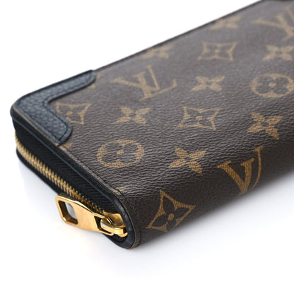 Louis Vuitton Monogram Zippy Retiro Wallet Black 6 of 9
