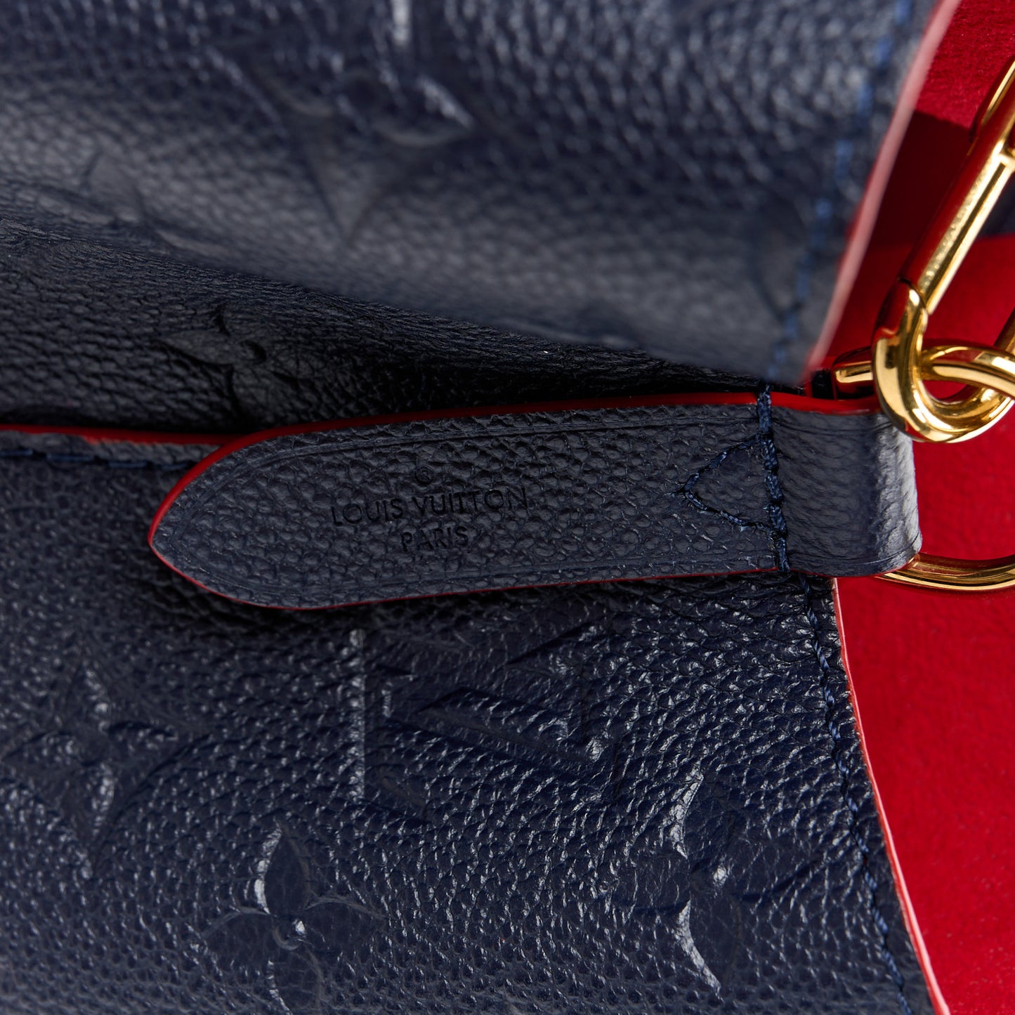 Empreinte Neonoe MM Marine Rouge