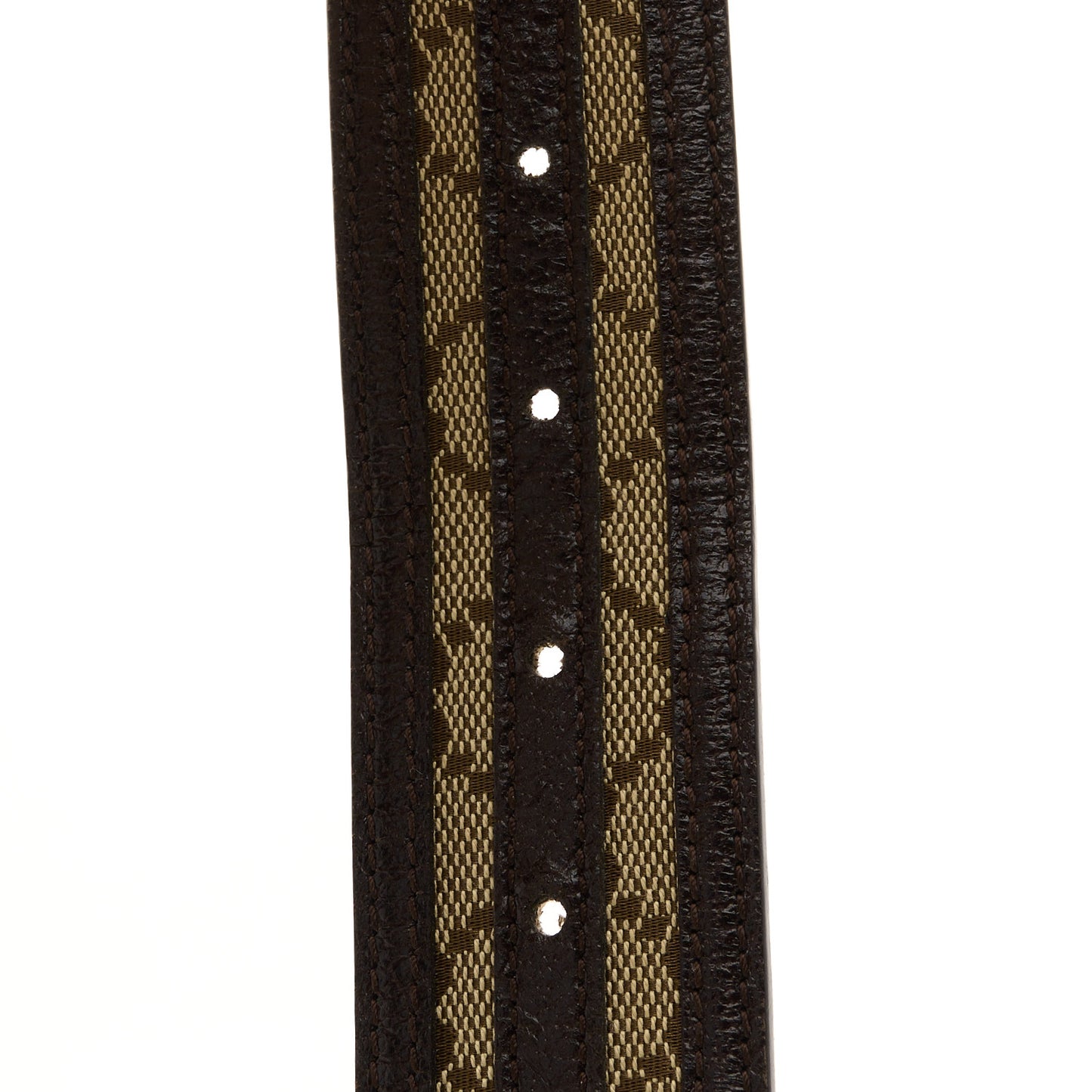 Monogram Interlocking G Belt 90 36 Dark Brown
