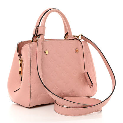 Louis Vuitton LOUIS VUITTON Empreinte Montaigne BB Rose Poudre 2 of 10