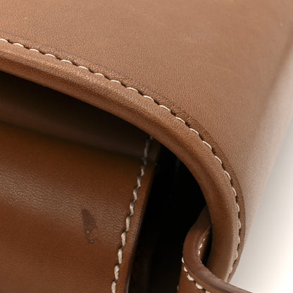 Saint Laurent Vegetable Tanned Calfskin Le Caban Satchel Bag Brick 14 of 16