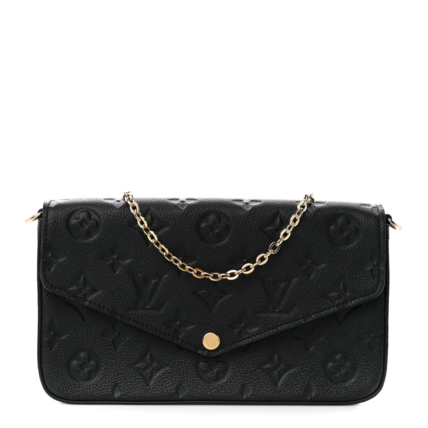 Empreinte Pochette Felicie Chain Wallet Black