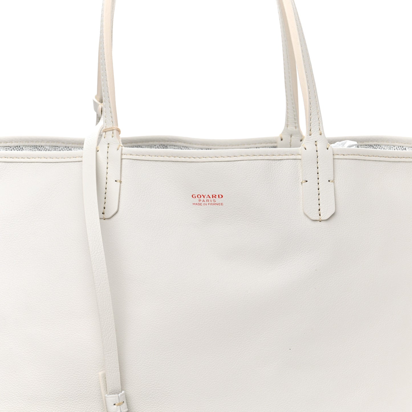 Goyardine Reversible Anjou PM White