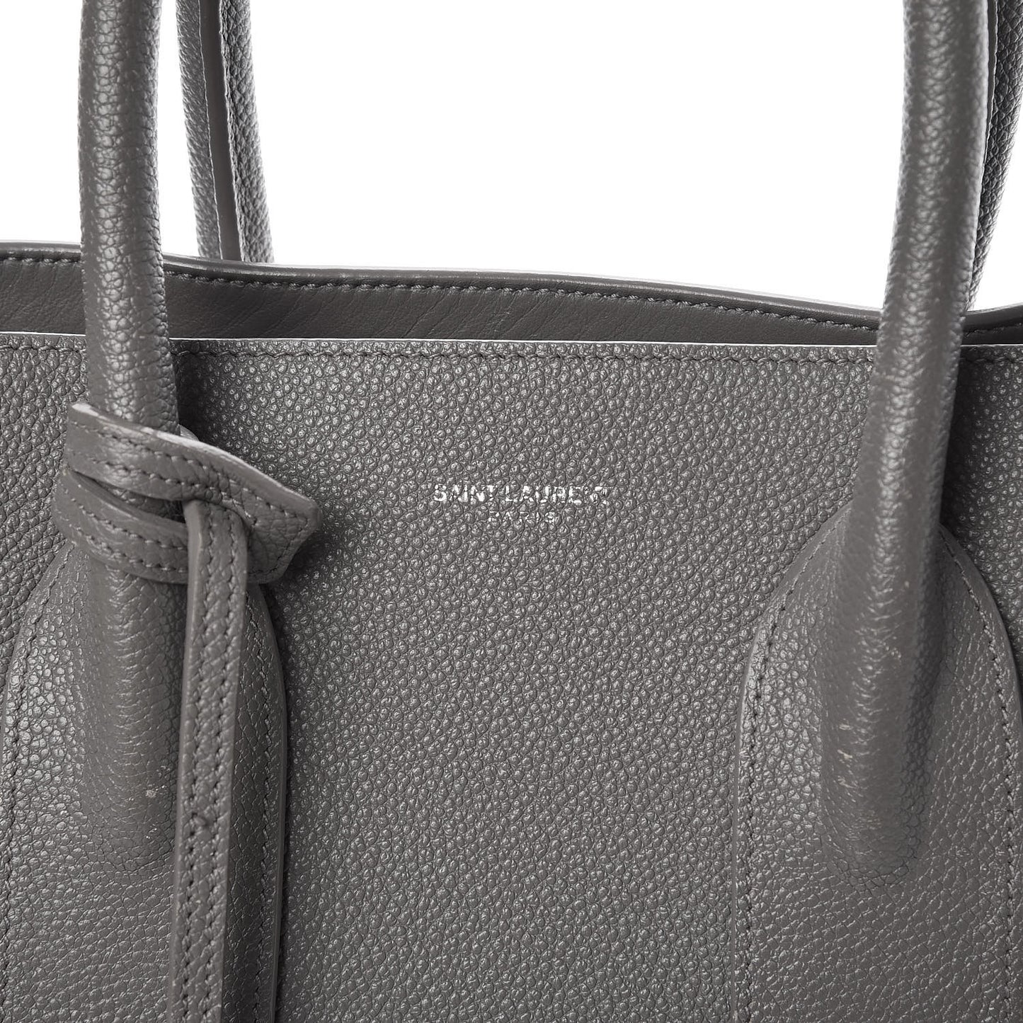 Grained Calfskin Small Sac De Jour Fog