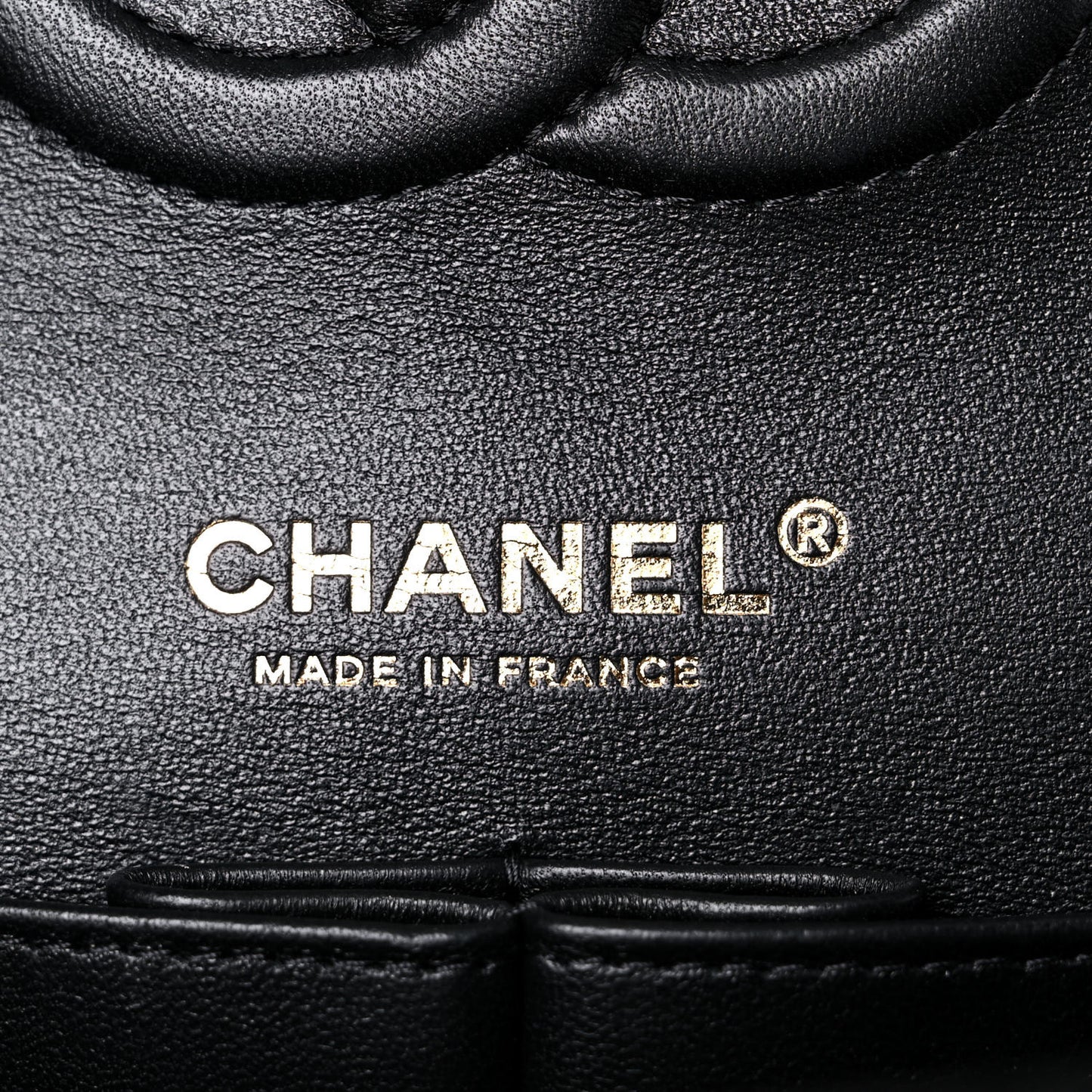 Velvet Tweed Quilted Medium Double Flap Black