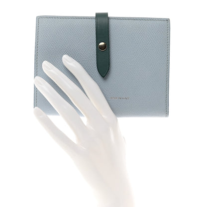 Celine Grained Calfskin Medium Multifunction Strap Wallet Pale Blue 2 of 7