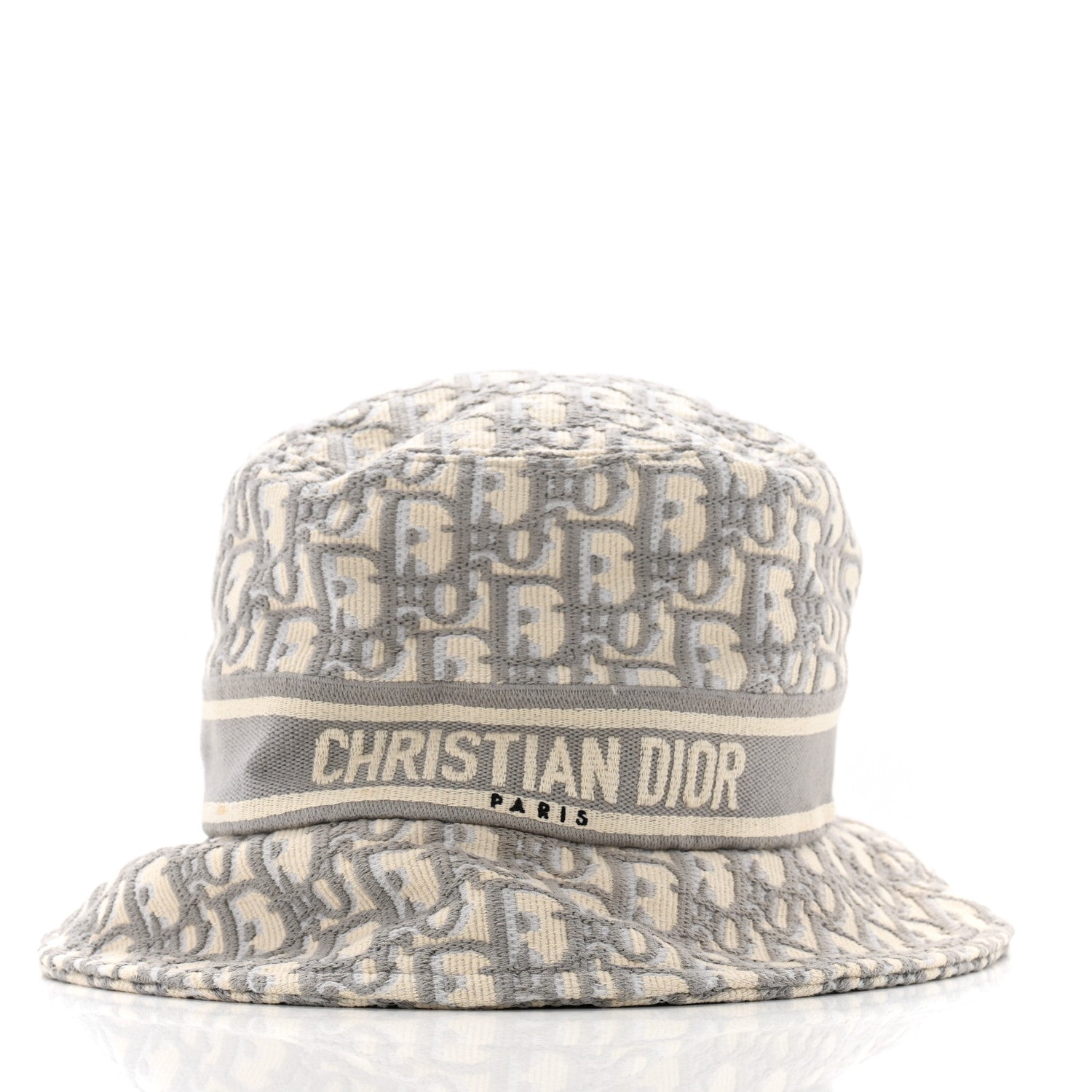 Christian Dior Oblique Bucket Hat 57 Grey 3 of 9