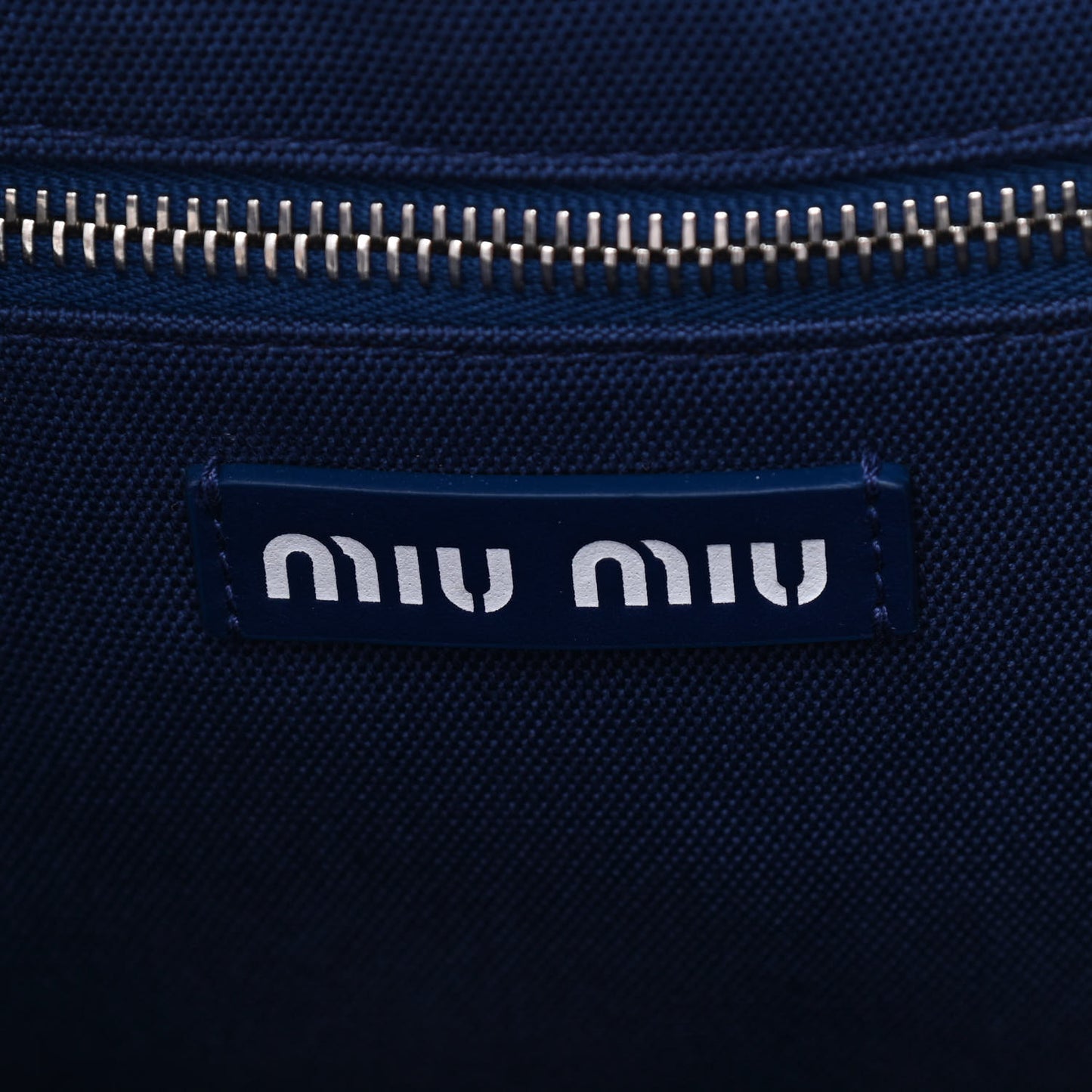 Canvas Striped Small Tote Blue White