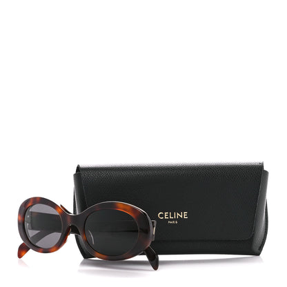 Celine Acetate Triomphe 01 Sunglasses CL 40194U Medium Havana 8 of 8