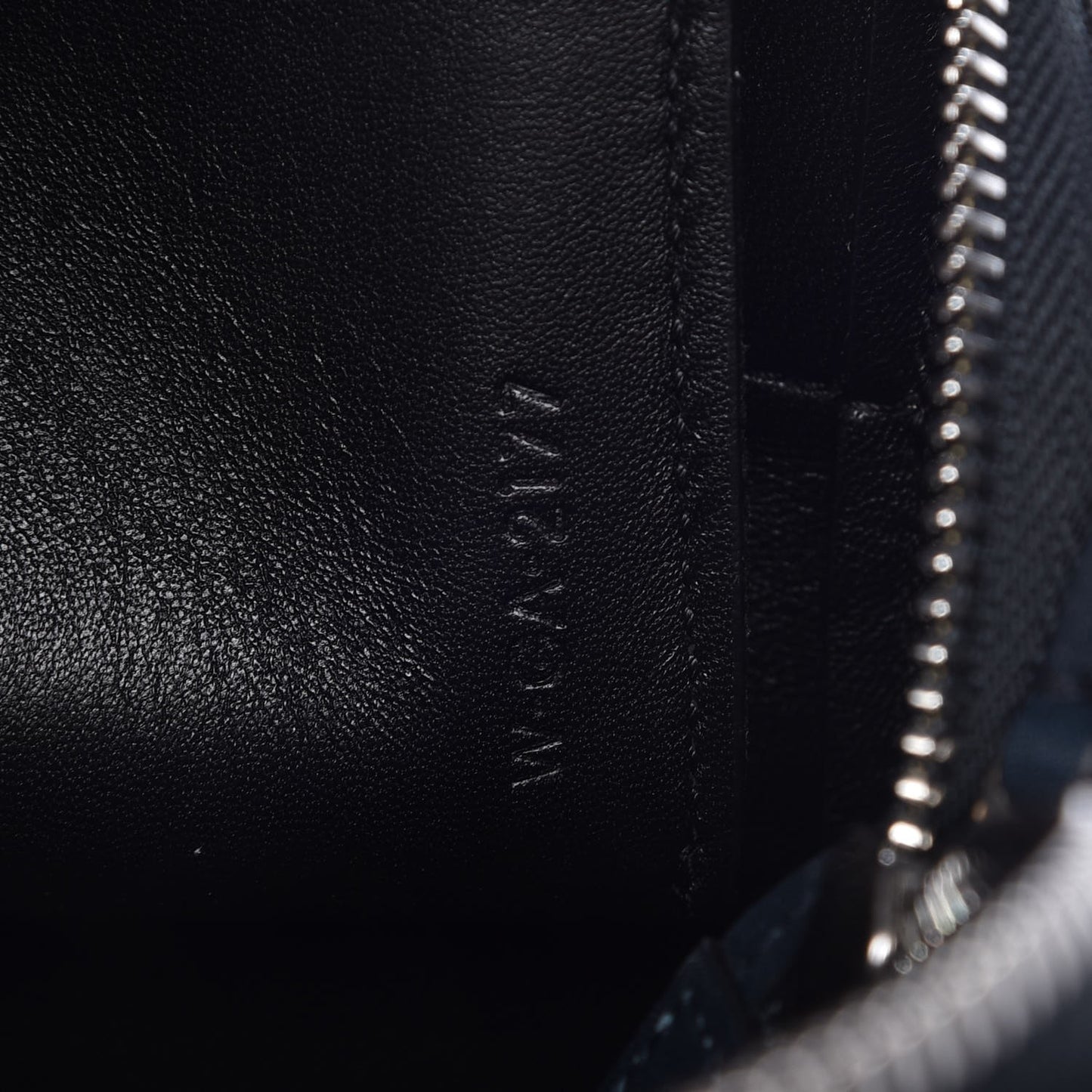 Smooth Calfskin Micro Bi-Color Braided Belt Bag Dark Sea