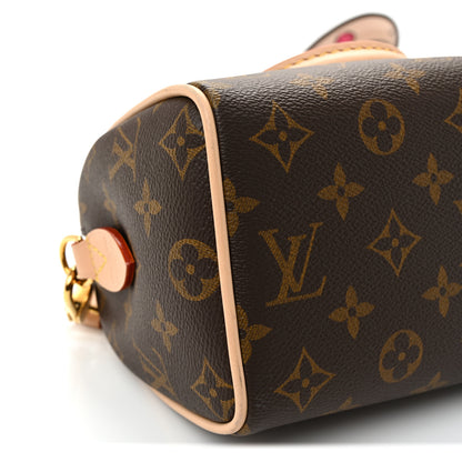Louis Vuitton Monogram Speedy Bandouliere 20 Black 8 of 9
