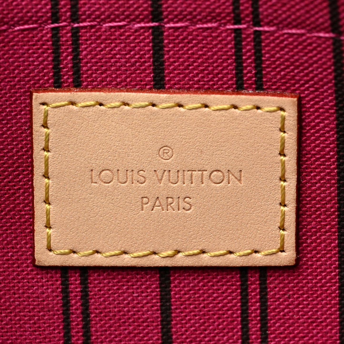 Monogram Neverfull MM GM Pochette Fuchsia