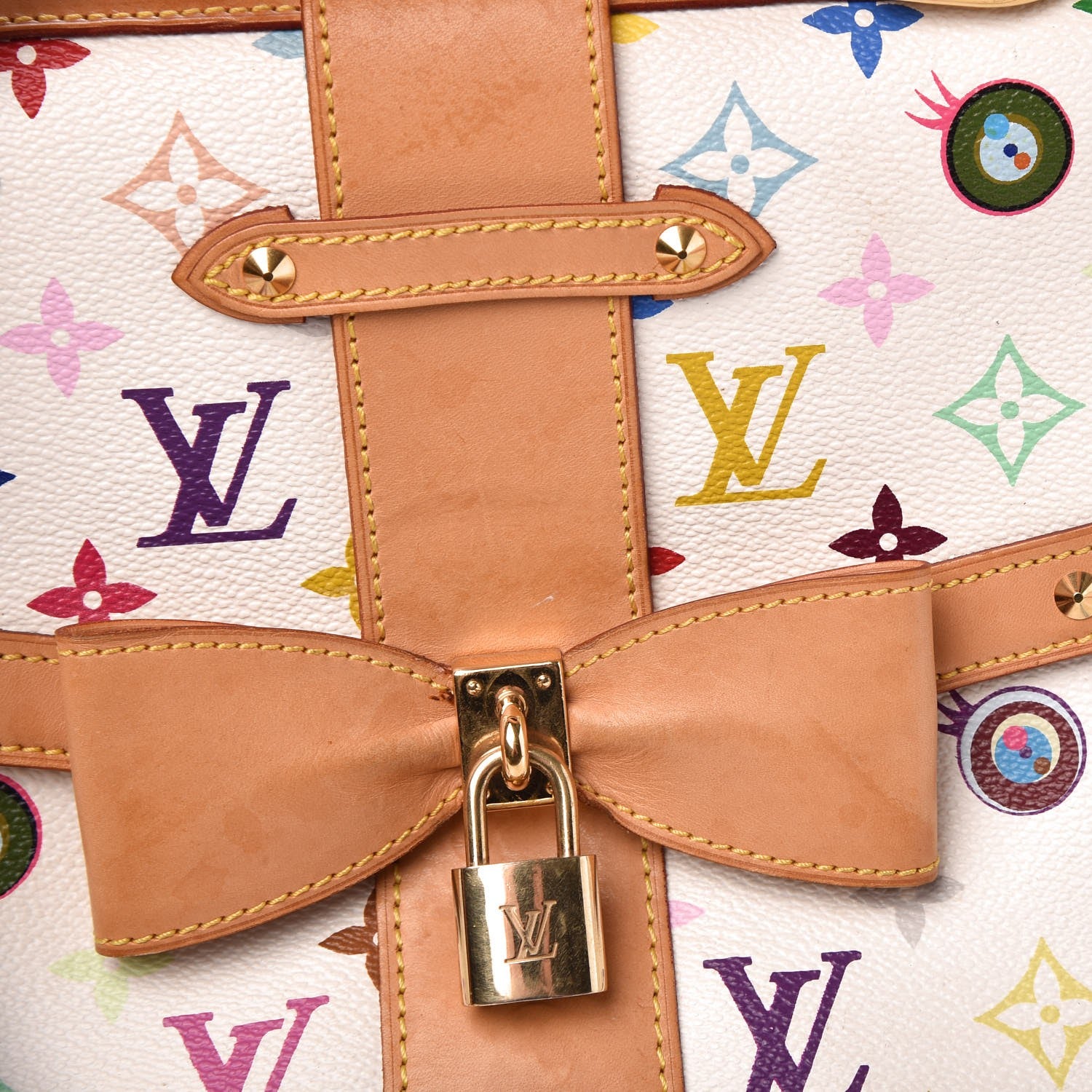 Louis Vuitton Monogram Multicolor Murakami Eye Love You White 8 of 18