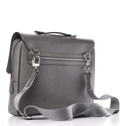 Louis Vuitton Taiga Vassili Briefcase PM Glacier 3 of 16