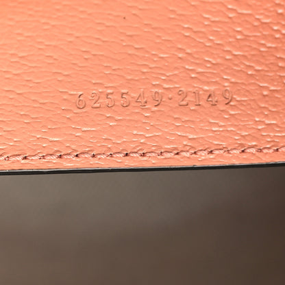 Gucci Monogram Textured Dollar Calfskin Ophidia Pouch Cloche Rose Pink 6 of 9
