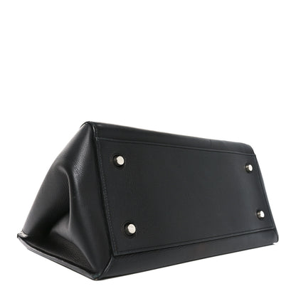 Celine Grained Calfskin Edge Shoulder Bag Black 4 of 10