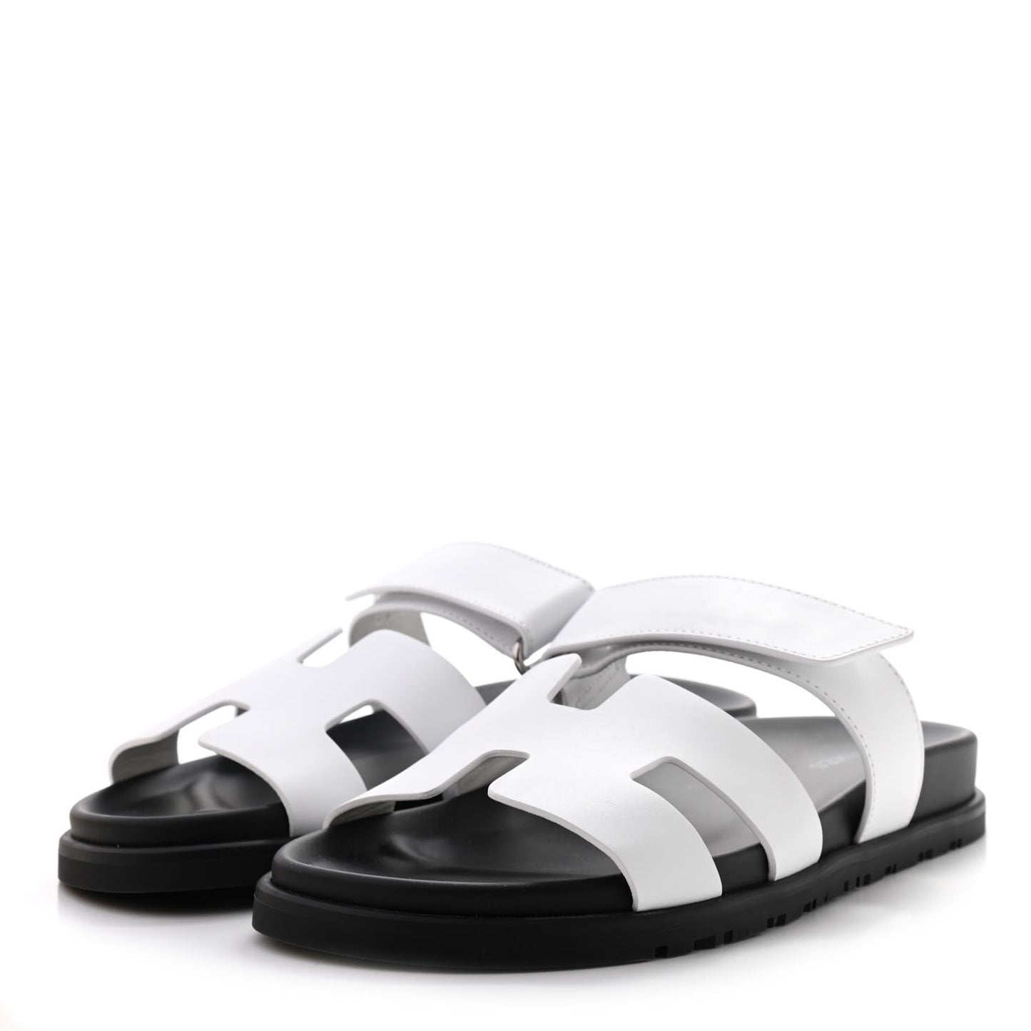 Calfskin Womens Chypre Sandals 38 White