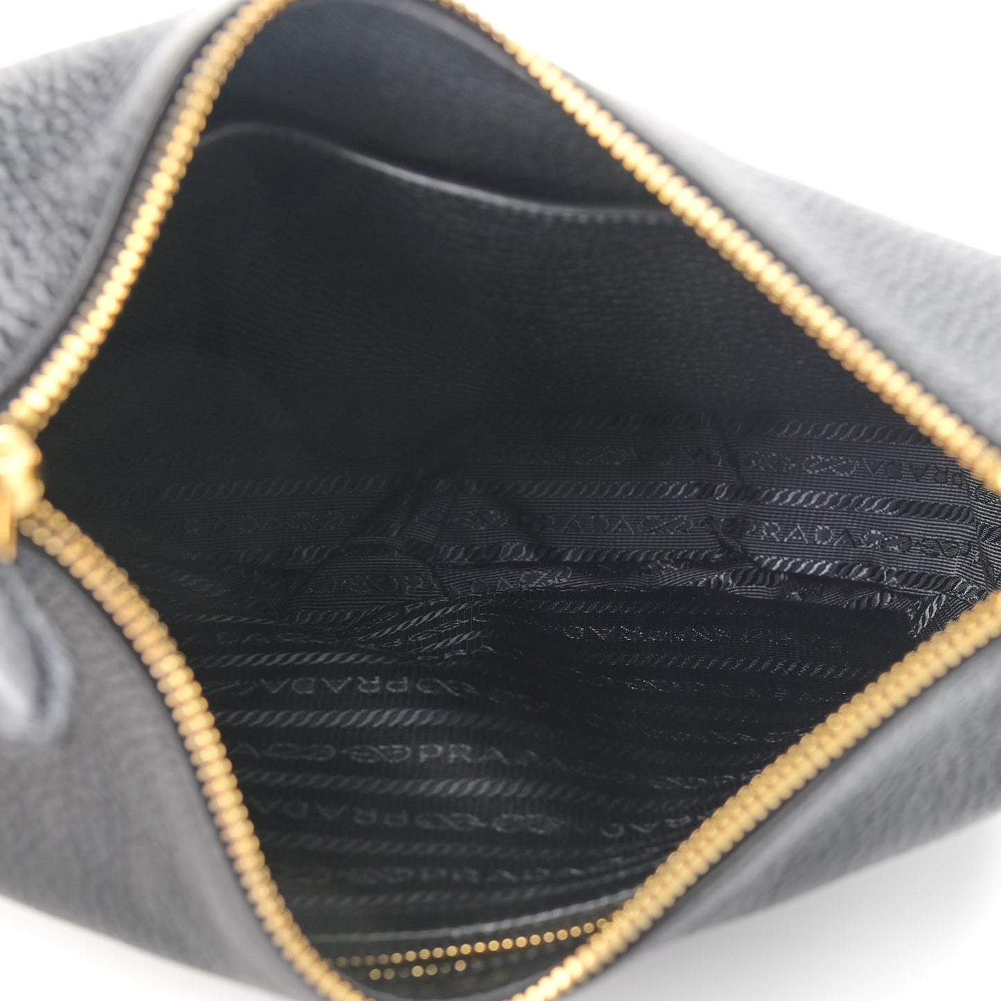 Vitello Phenix Zippered Messenger Hobo Black