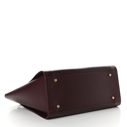 Chanel Caviar Small Studded Deauville Tote Burgundy 3 of 10
