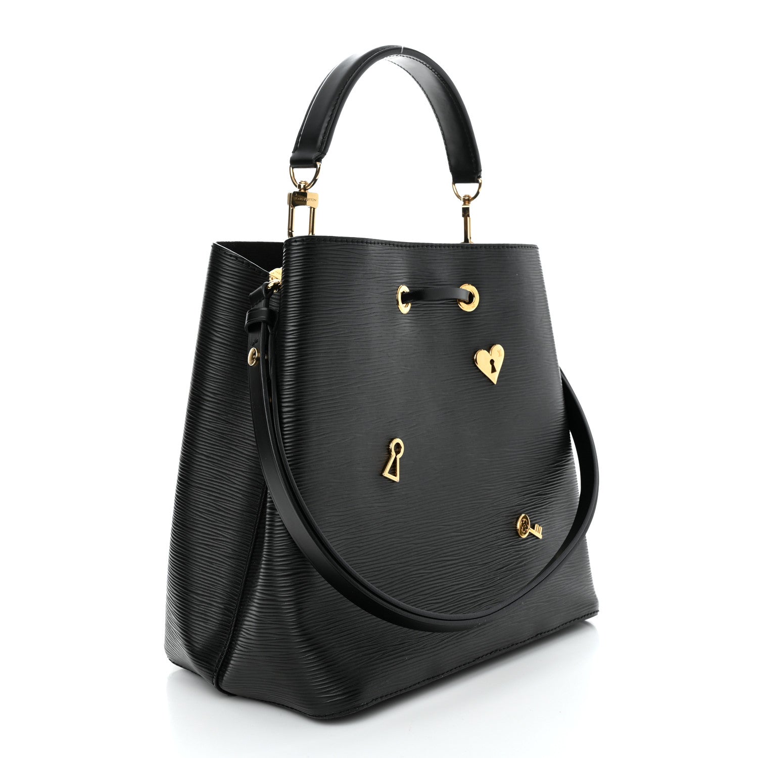 Louis Vuitton Epi Love Lock NeoNoe Black 2 of 11