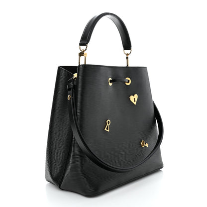 Louis Vuitton Epi Love Lock NeoNoe Black 2 of 11
