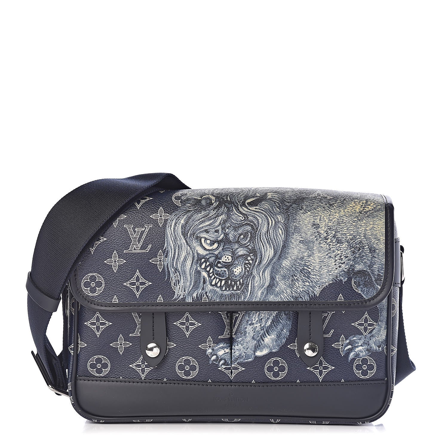 Louis Vuitton Savane Monogram Chapman Messenger PM Encre 1 of 10