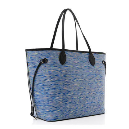 Louis Vuitton Epi Neverfull MM Denim Light 4 of 12