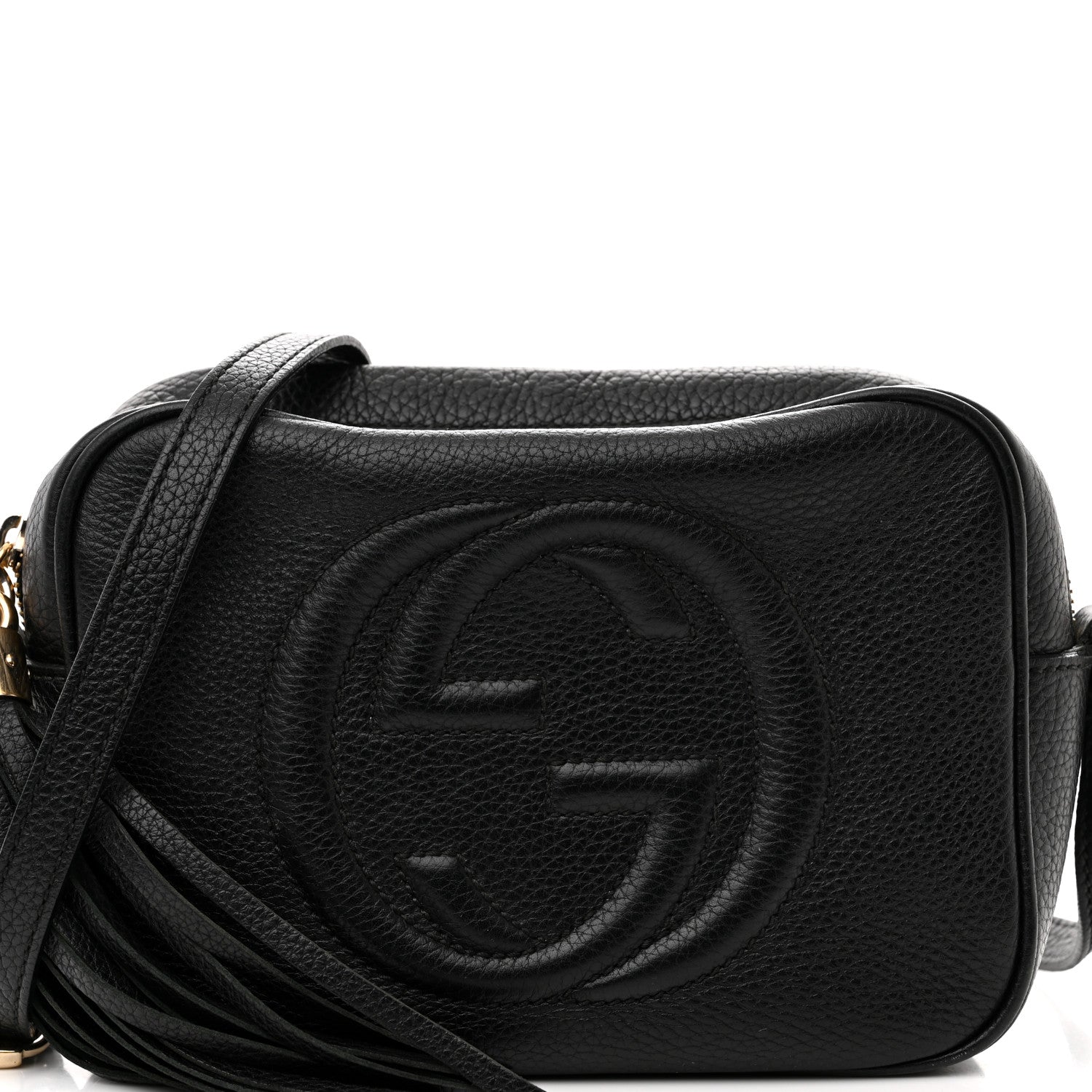 Gucci Pebbled Calfskin Small Soho Disco Bag Black 8 of 15