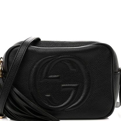 Gucci Pebbled Calfskin Small Soho Disco Bag Black 8 of 15