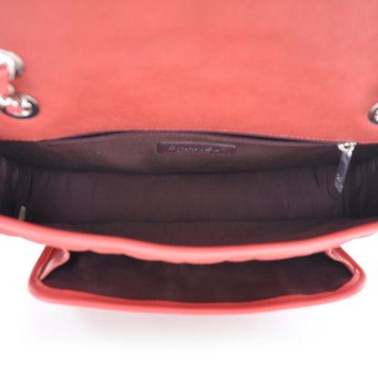 Chanel Suede Calfskin French Riviera Flap Red 7 of 12