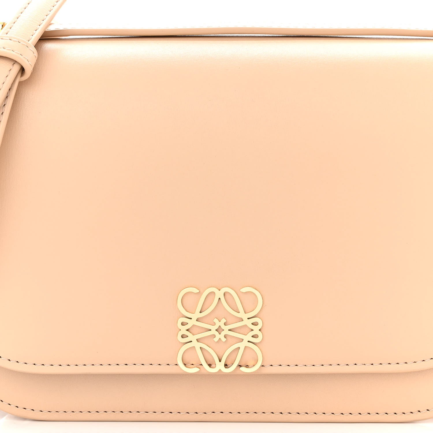 Loewe Silk Calfskin Small Goya Bag Nude 8 of 10